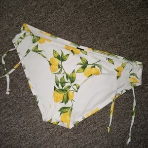 City streets lemon bikini swimsuit bottoms size extra large